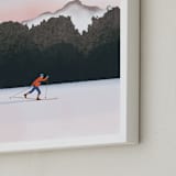 "Nordic Love" - Art Print in muted by Shannon - Frame Close-up