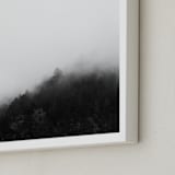 "Mystify" - Art Print in Black and White by Jessica C Nugent - Frame Close-up