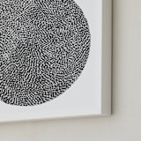 "Rice" - Art Print in Black by Bryn Wears-Fitipaldi - Frame Close-up