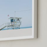 "Venice Beach" - Art Print in Color by Jessica C Nugent - Frame Close-up