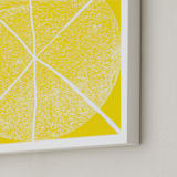 "Lemonade & Moonbeams" - Art Print in Lemon by Kerry Doyle - Frame Close-up