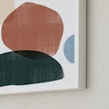"offset" - Art Print in White by Lindsay Stetson Thompson - Frame Close-up