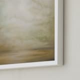 "Mist and Shadows" - Art Print in Coffee by Kelly Money - Frame Close-up