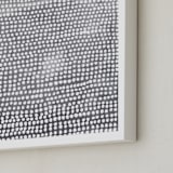 "Dance" - Art Print in Smoke by Kerry Doyle - Frame Close-up