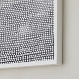 "Dance" - Art Print in Smoke by Kerry Doyle - Frame Close-up