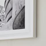 "Guggenheim Museum New York" - Art Print in purple grey by Viktoria Eperjesi - Frame Close-up