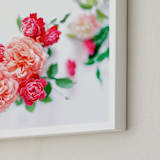 "Concert" - Art Print in Rosy Pink by Kristin Muntean - Frame Close-up