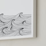 "drift" - Art Print in white by Naomi Ernest - Frame Close-up