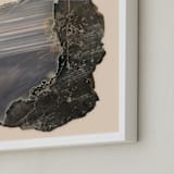 "Rock Study 1" - Art Print in Gravell by Baumbirdy - Frame Close-up