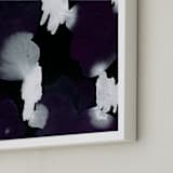 "Moonlit" - Art Print in Eggplant by Simona Camp - Frame Close-up