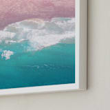 "Secret Cove" - Art Print in Color by Jessica C Nugent - Frame Close-up