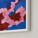 "Cotton Candy Branch" - Art Print in Cotton Candy by kitbee - Frame Close-up