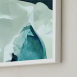 "Shibui 3" - Art Print in Cenote Blue by Jenny Phillips - Frame Close-up