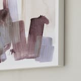 "Season Change" - Art Print in Juicy Plum by Jennifer Daily - Frame Close-up