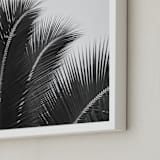 "Afternoon Calm" - Art Print in Black and White by Jessica C Nugent - Frame Close-up