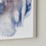 "Sweet Melancholy" - Art Print in Blue Smoke by Helen Halik - Frame Close-up