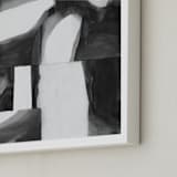 "Construct 1" - Art Print in Black and White by Ashleigh Ninos - Frame Close-up