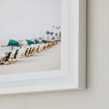 "San Diego Winter" - Art Print in sand by Dariela Cruz - Frame Close-up