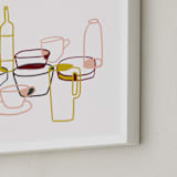 "Life as a Still" - Art Print in Multi by Jaqui Falkenheim - Frame Close-up