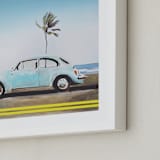 "Turq" - Art Print in Turq by SETH SMITH - Frame Close-up