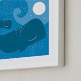 "midnight splash" - Art Print in ocean by Angela Thompson - Frame Close-up