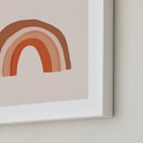 "After the Rain" - Art Print in Desert Rose by Alicia Schultz - Frame Close-up