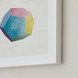 "dreamy dodecahedron" - Art Print in Prism by Sumak Studio - Frame Close-up
