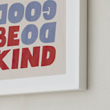 "Words to Grow On" - Art Print in Patriotic by Carrie ONeal - Frame Close-up