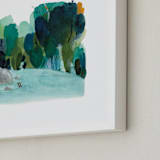 "The Swimming Hole" - Art Print in Sea by Kayla King - Frame Close-up