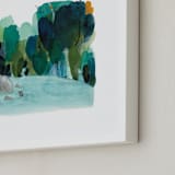 "The Swimming Hole" - Art Print in Sea by Kayla King - Frame Close-up