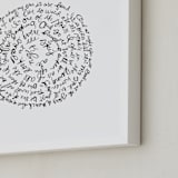 "Little Prince" - Art Print in Black by Dean Street - Frame Close-up