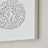 "Little Prince" - Art Print in Black by Dean Street - Frame Close-up