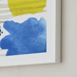 "Sun and Rain" - Art Print in Summer Rain by Simona Camp - Frame Close-up