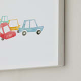 "Car Art" - Art Print in Apple by Jan Dolby - Frame Close-up