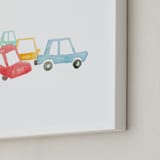 "Car Art" - Art Print in Apple by Jan Dolby - Frame Close-up