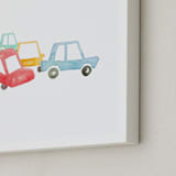 "Car Art" - Art Print in Apple by Jan Dolby - Frame Close-up