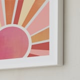 "ombre sun" - Art Print in Sunset by AlisonJerry - Frame Close-up
