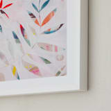 "Secret Heart" - Art Print in Rose by Kate Capone - Frame Close-up