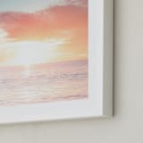 "social sorbet 5" - Art Print in Peach by Kamala Nahas - Frame Close-up