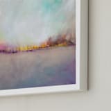 "20 Year Smolder" - Art Print in Smokey Purple by Julia Contacessi - Frame Close-up