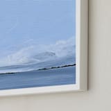"Soft Cloud Swell" - Art Print in Bay Blue by Emma Ballou - Frame Close-up