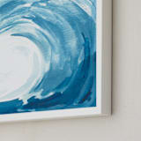"Epic" - Art Print in Teal by Jessie Steury - Frame Close-up