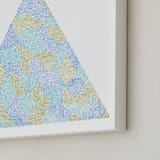 "From One End to the Other" - Art Print in Teal-Cobalt-Moss by studio SYLVO - Frame Close-up