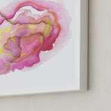 "Florina" - Art Print in Hot Pink by Stephanie Nowotarski - Frame Close-up