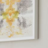 "Soul Meets Sun" - Art Print in Peach nectar by Lauren Packard - Frame Close-up