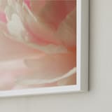 "Sweet Gesture I" - Art Print in Peony Pink by Karen Kaul - Frame Close-up