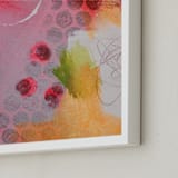 "Say You Don't Mind" - Art Print in Lilac Purple by Stacy Kron - Frame Close-up