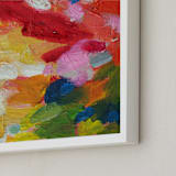 "blushed" - Art Print in rouge by Beth Allen - Frame Close-up