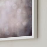 "Glimmering Lights" - Art Print in Muted Lavender by Alicia Youngken - Frame Close-up