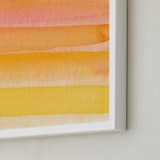 "Sun-Daze" - Art Print in Yolk by Sarah Johnson - Frame Close-up